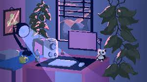 pixel art animation comfy room danwolfe