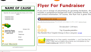 Free Printable Fundraiser Flyer Templates Fundraiser Flyer Template