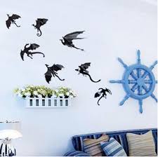 Gothic Dragons Wall Sticker Game