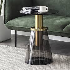 nordic coffee table glass side table