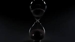 of an hourglass isolated on a