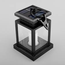 Led Solar Powered Modern Mission Lantern Lamp Waterproof