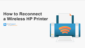how to reconnect a wireless hp printer