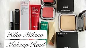 kiko milano makeup haul unboxing and