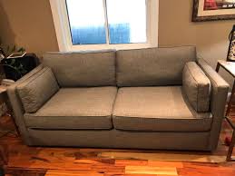 sleeper sofa couch gray