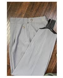Vintage 1950s Slalom Ski Wear Pants Grey Wool Stirrup B F Moore Co Vermont Usa Size 28 Waist