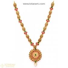 pearl necklace 22k gold indian