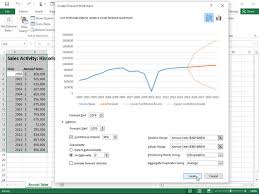 How To Create A Forecast Worksheet In Excel 2016 Dummies