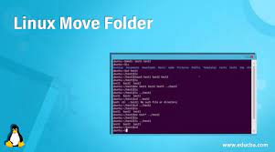 linux move folder how to move a