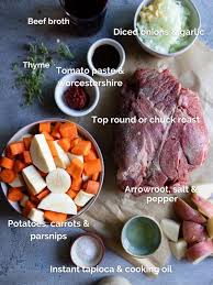 top round roast in the slow cooker