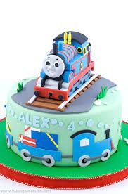 Thomas The Tank Engine Cake Thomas Cakes Cake Kids Cake gambar png