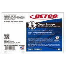 Label Betco Fastdraw Clear Image