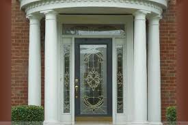 Decorative Main Enterance Glass Door