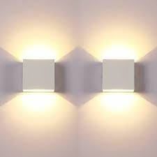 Led Wall Light 2 Pcs Indoor Modern Wall