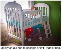 toddler loft beds old cribs diy crib