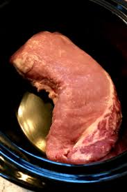 slow cooker pork roast sauer and