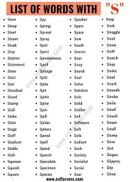 980 words that start with s useful s