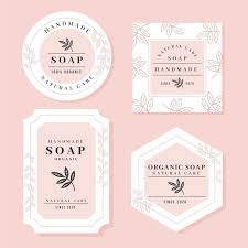 premium vector handmade soap label