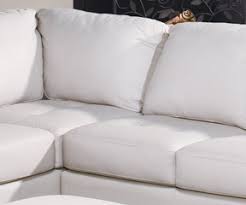 all leather sofa sectional set in ivory