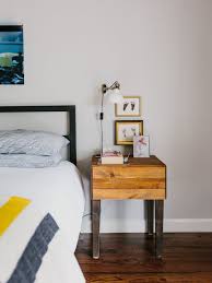 If we didn't already have these amazing apothecary style nightstands for our room, we would be keeping these mismatched ones! Nightstand Decor The Best Nightstands Table Lamps And More