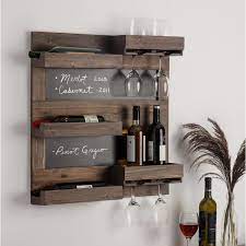 Hoekstra 5 Bottle Wall Mounted Wine