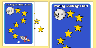 Reading Challenge Chart Space Challenge Chart Reading