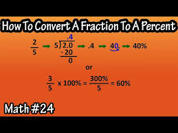 convert a mixed number to a percent