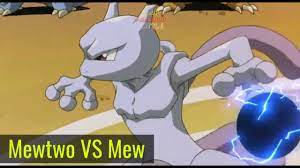 Mewtwo VS Mew | Ash Turn Into Stone Full Pokemon Movie Battle - YouTube
