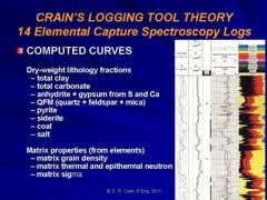Crains Petrophysical Handbook Sample Description Logging