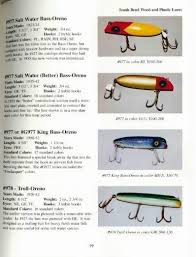 South Bend Fishing Lures By Terry Wong