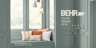 2018 Color Trends By Behr Paint