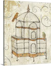 Bird Cage I Wall Art Canvas Prints