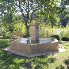 Natural Stone Hexagonal Fountain With