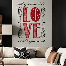 All You Need Is Love Wall Art Studios