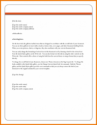 Simple Blank Cover Letter   Company Letterhead 