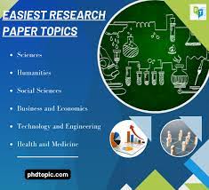 easiest research paper ideas