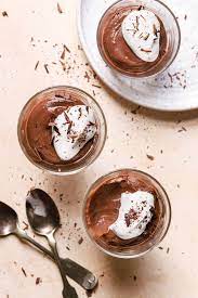 homemade chocolate pudding brown e