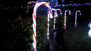 Christmas Led Candy Canes 5 Piece White
