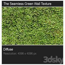 The Seamless Green Wall Texture