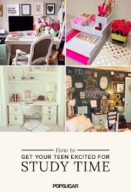 Declutter your study area with stylish storage ideas and desk inspiration. Teen Desk Organization Inspiration Popsugar Family