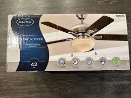 brushed nickel indoor ceiling fan