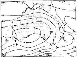 Bureau Synoptic Chart For 00z On 27 July 1990 With Two Weak