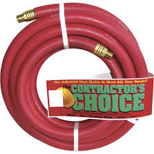 industrial red rubber hose 3 4in x