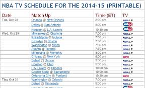 Free abc live tv streaming. Printable Nba Tv Schedule For Tnt Espn And Abc Interbasket