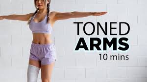 10 mins toned arms workout no