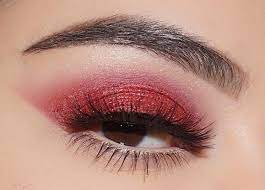 embrace edgy red eye makeup this