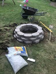 diy backyard fire pit quick