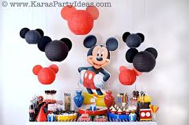 Karas Party Ideas Mickey Mouse Themed Birthday Party Planning Ideas