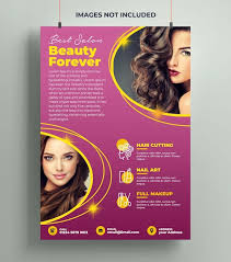 premium psd a poster for beauty