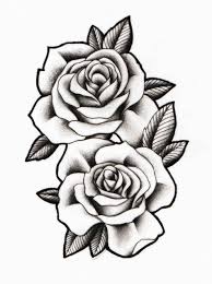 Try this beautiful tattoo design for a spectacular effect! Black And White Rose Flower Tattoo Black And White Rose Temporary Tattoo
